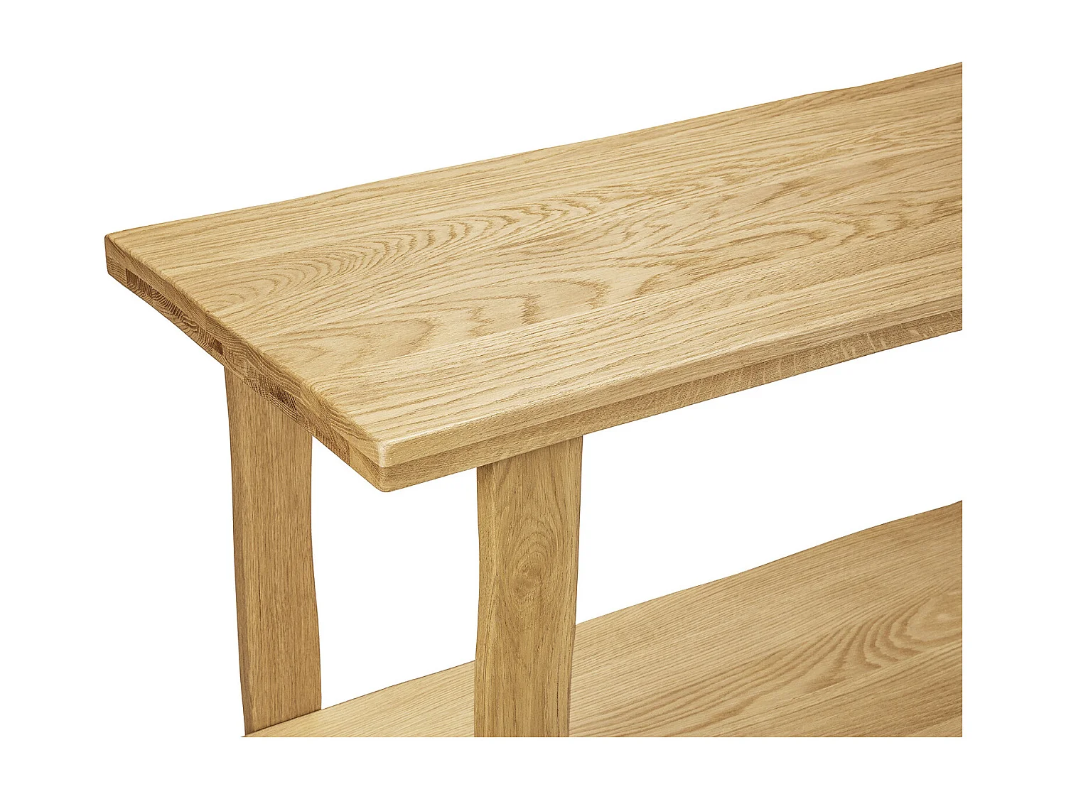 OFICIO Waschbeckenschrank L.140 x H.78 x T.50 cm aus gealterter massiver Eiche