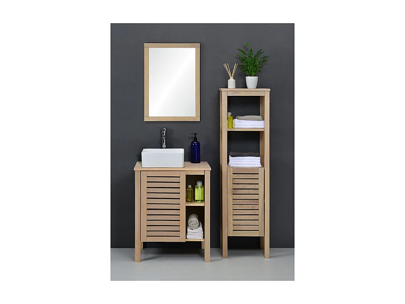 PALM 60 cm Badezimmerschrank aus Holz