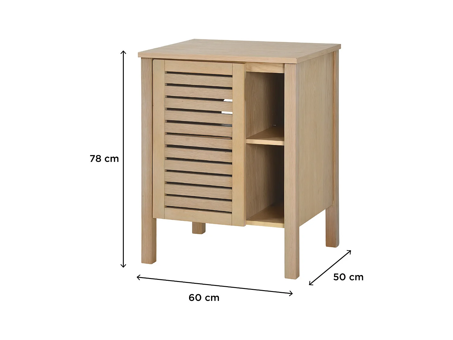 PALM 60 cm Badezimmerschrank aus Holz