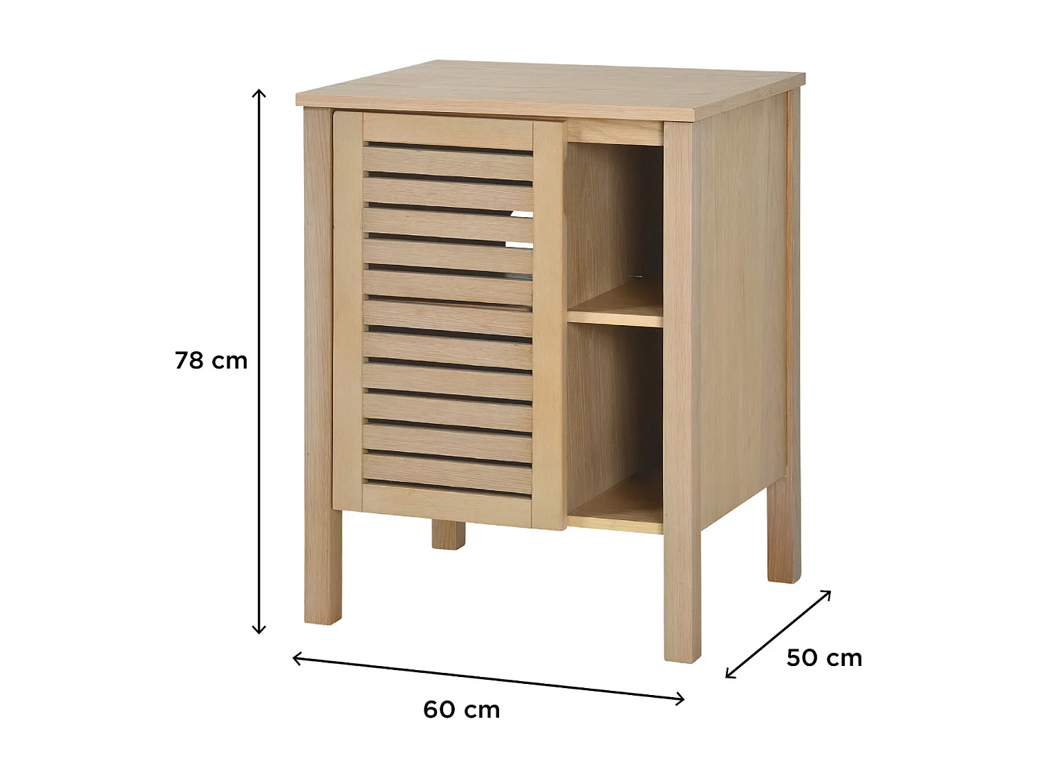 PALM 60 cm Badezimmerschrank aus Holz