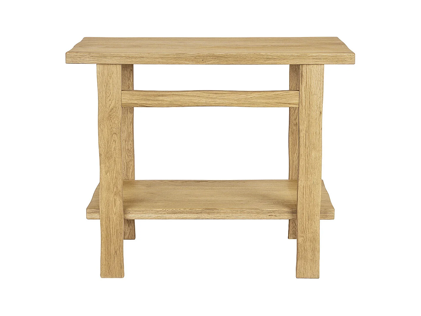 OFICIO Waschbeckenschrank L.95 x H.78 x T.50 cm aus gealterter massiver Eiche