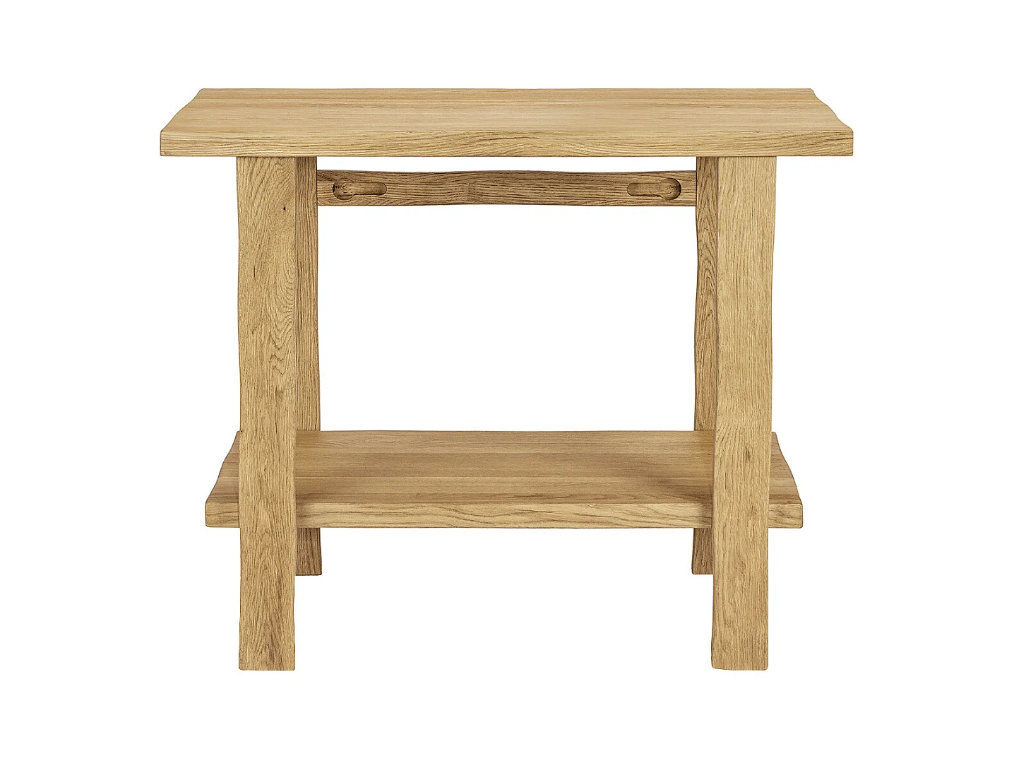 OFICIO Waschbeckenschrank L.95 x H.78 x T.50 cm aus gealterter massiver Eiche