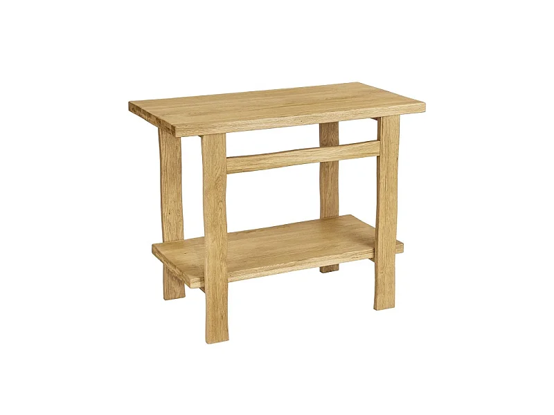 Meuble simple vasque sur pieds 95cm en chêne massif esprit établi OFICIO