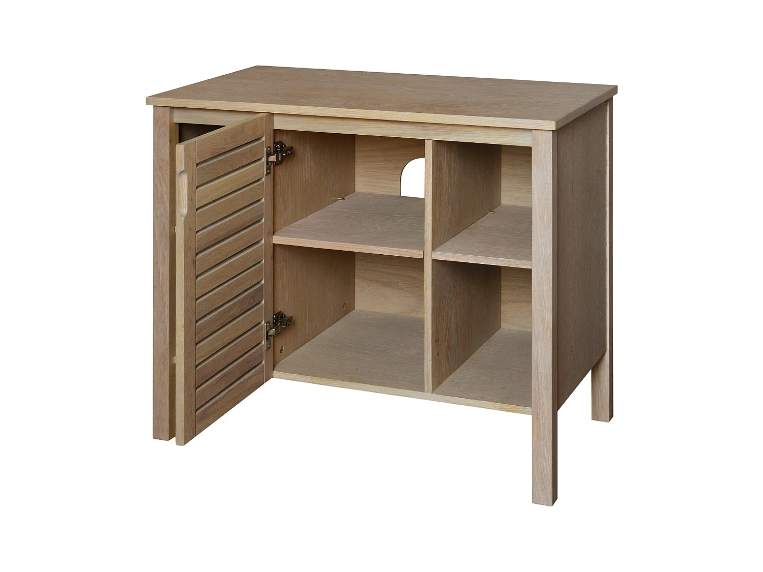 Basque lage kast L.90 x H.78 x D.50 cm Azzura eiken fineer