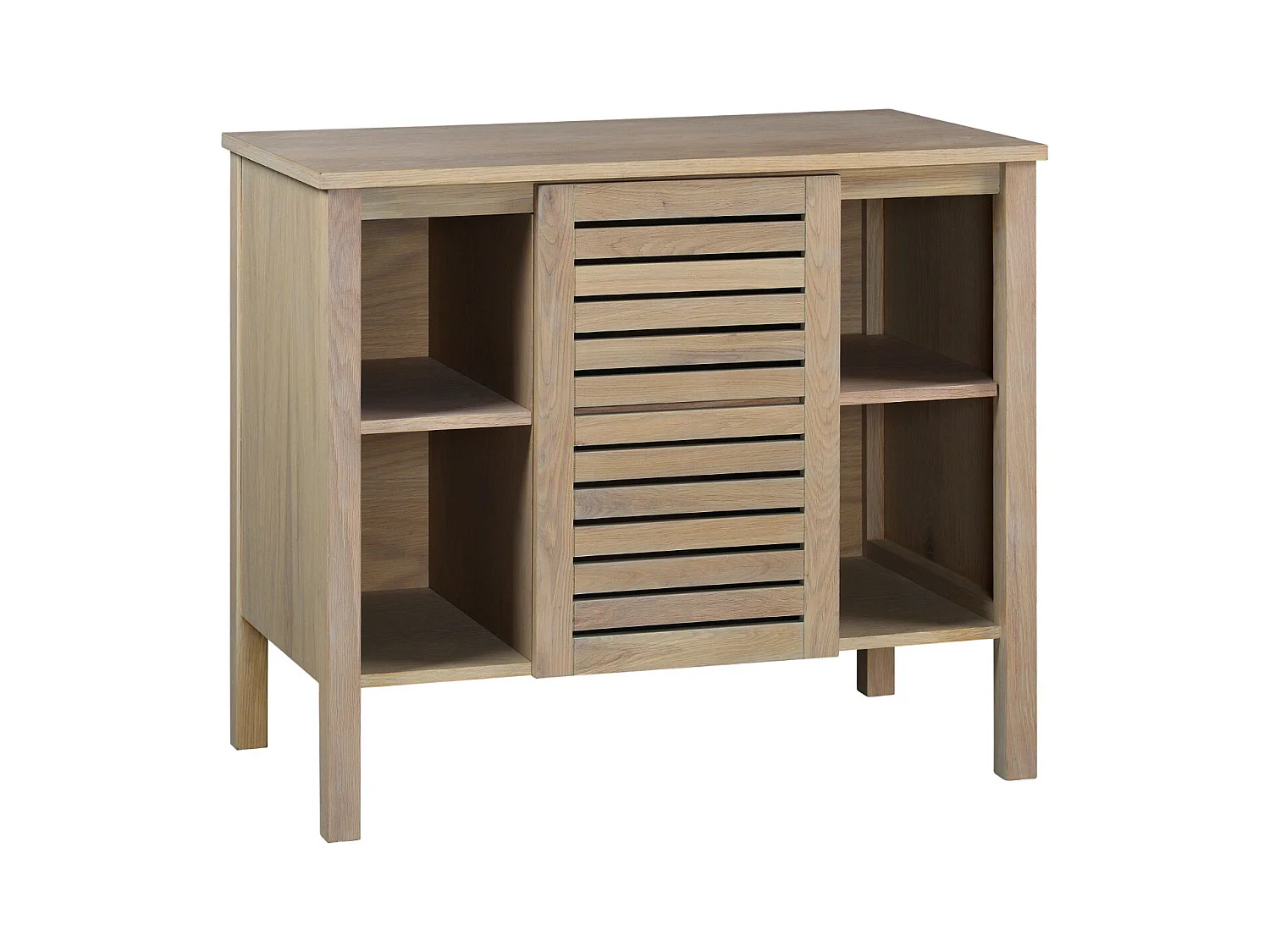 Mobile sottolavabo L.90 x H.78 x P.50 cm impiallacciato rovere Azzura