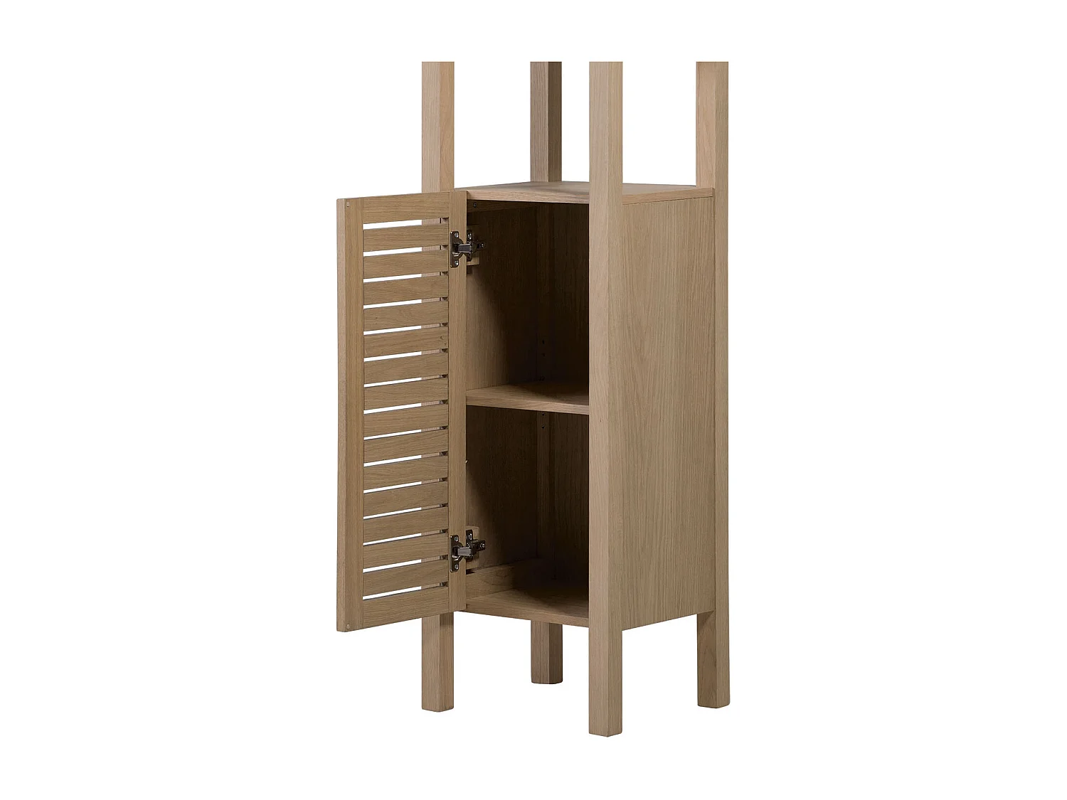 Columna de baño independiente de roble TALIX de 170 cm