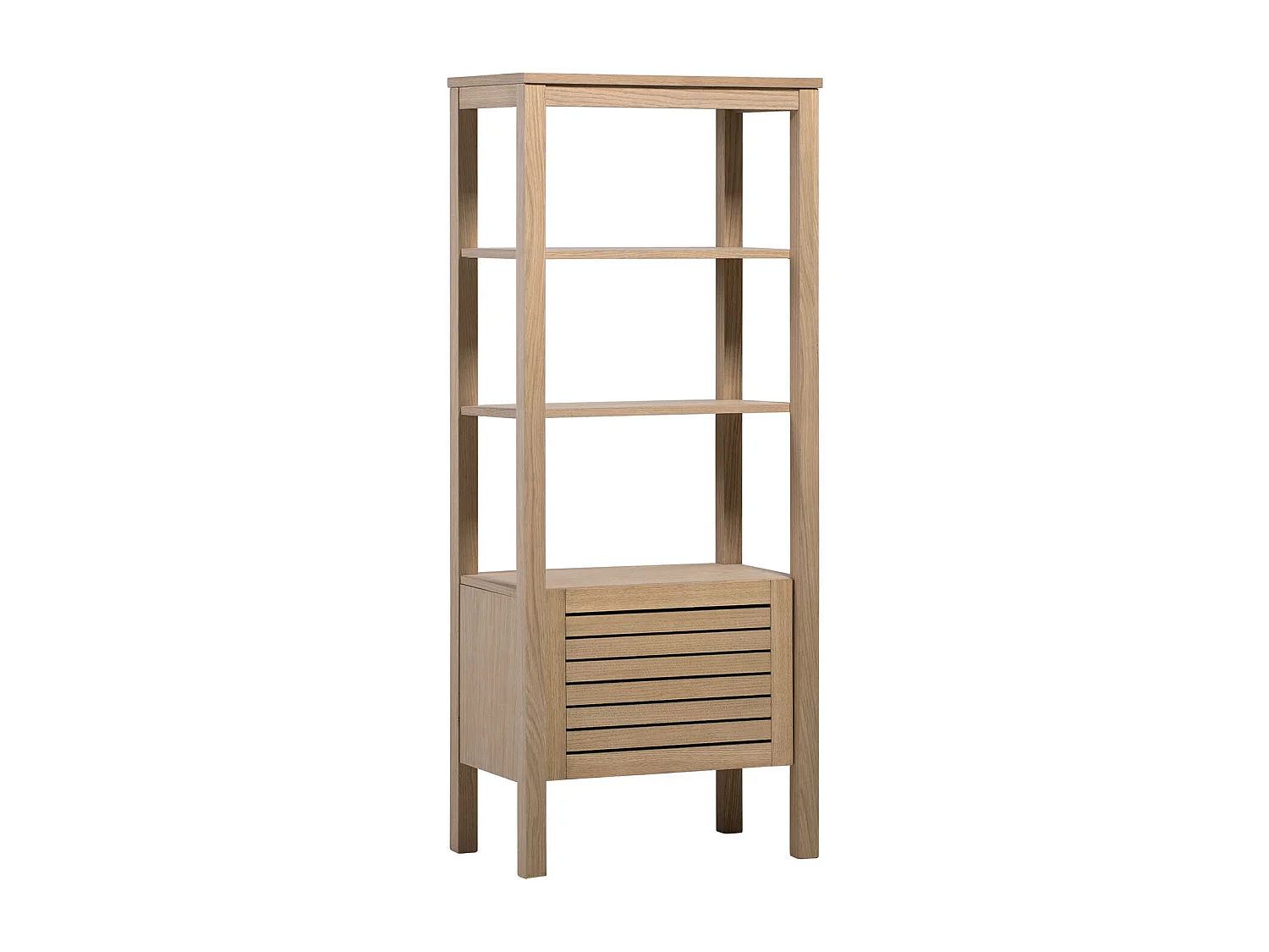 Badezimmersäule L.60 x H.145 x T.35 cm AZZURA Eichenfurnier