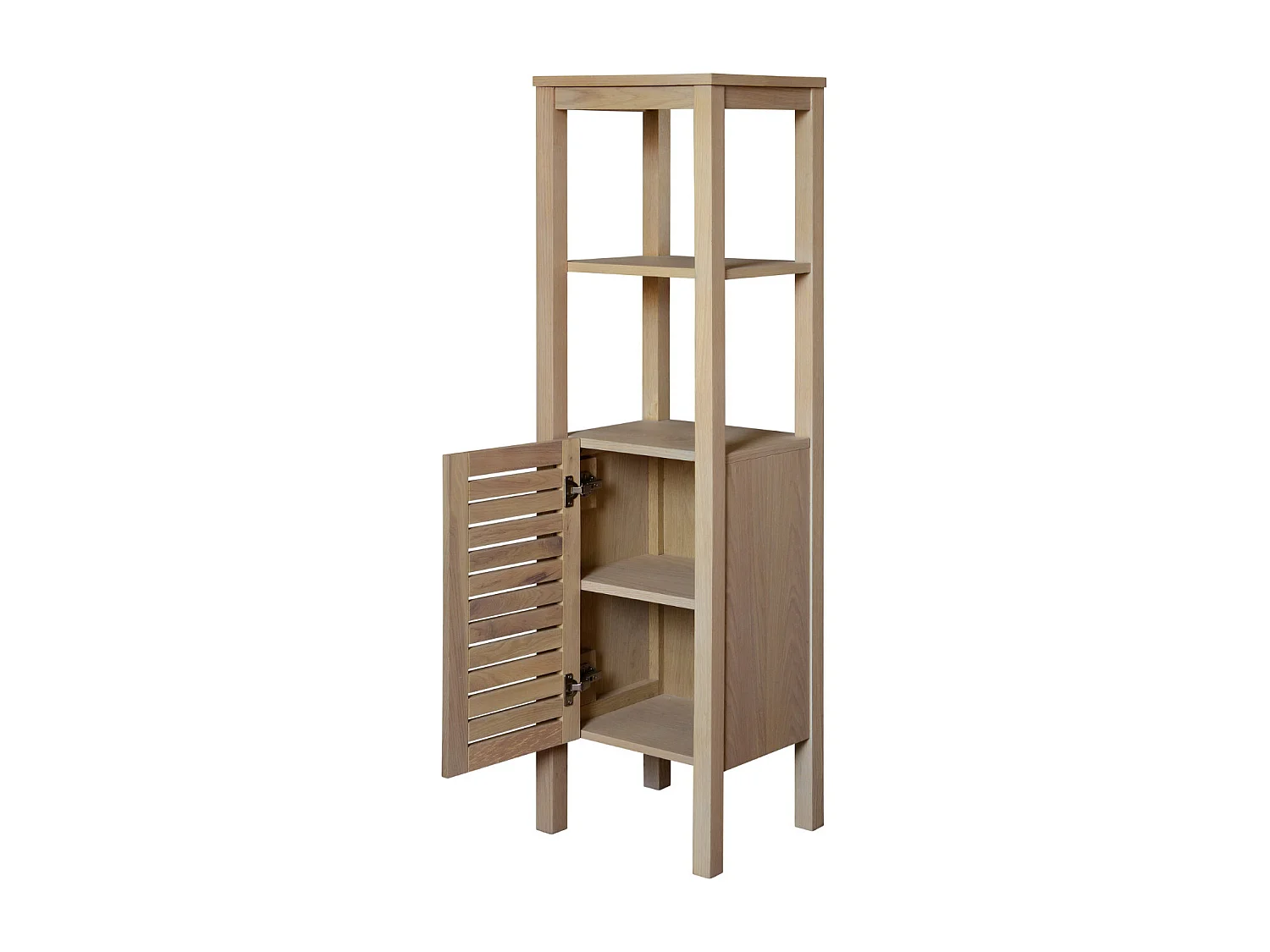 Columna de baño L.40 x H.145 x P.35 cm chapa roble Azzura