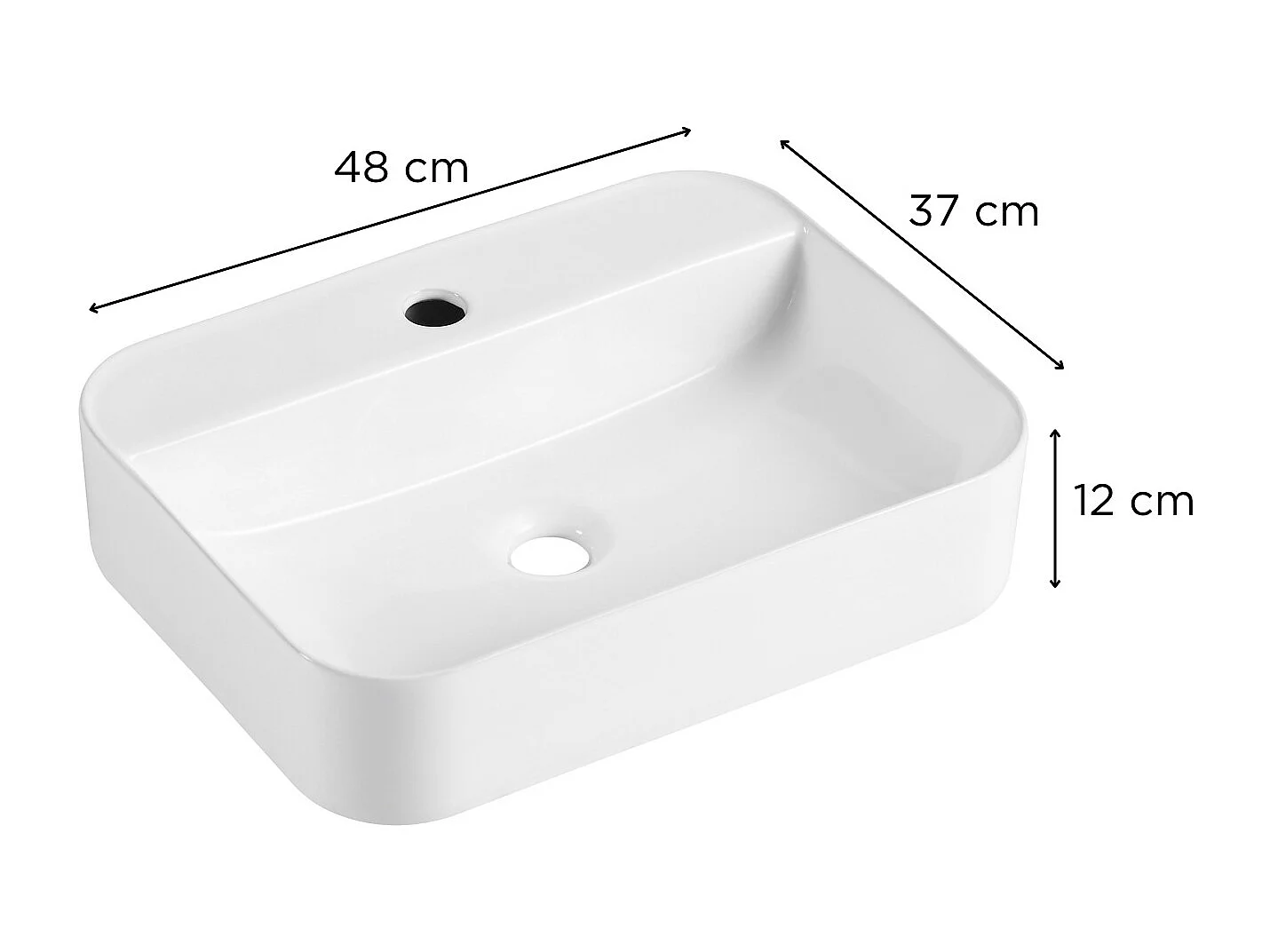 VASQUE KALVIN RECTANGULAIRE