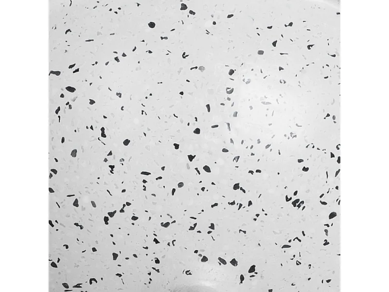 ZOLI 40 cm rundes Terrazzo-Waschbecken für den Aufsatz