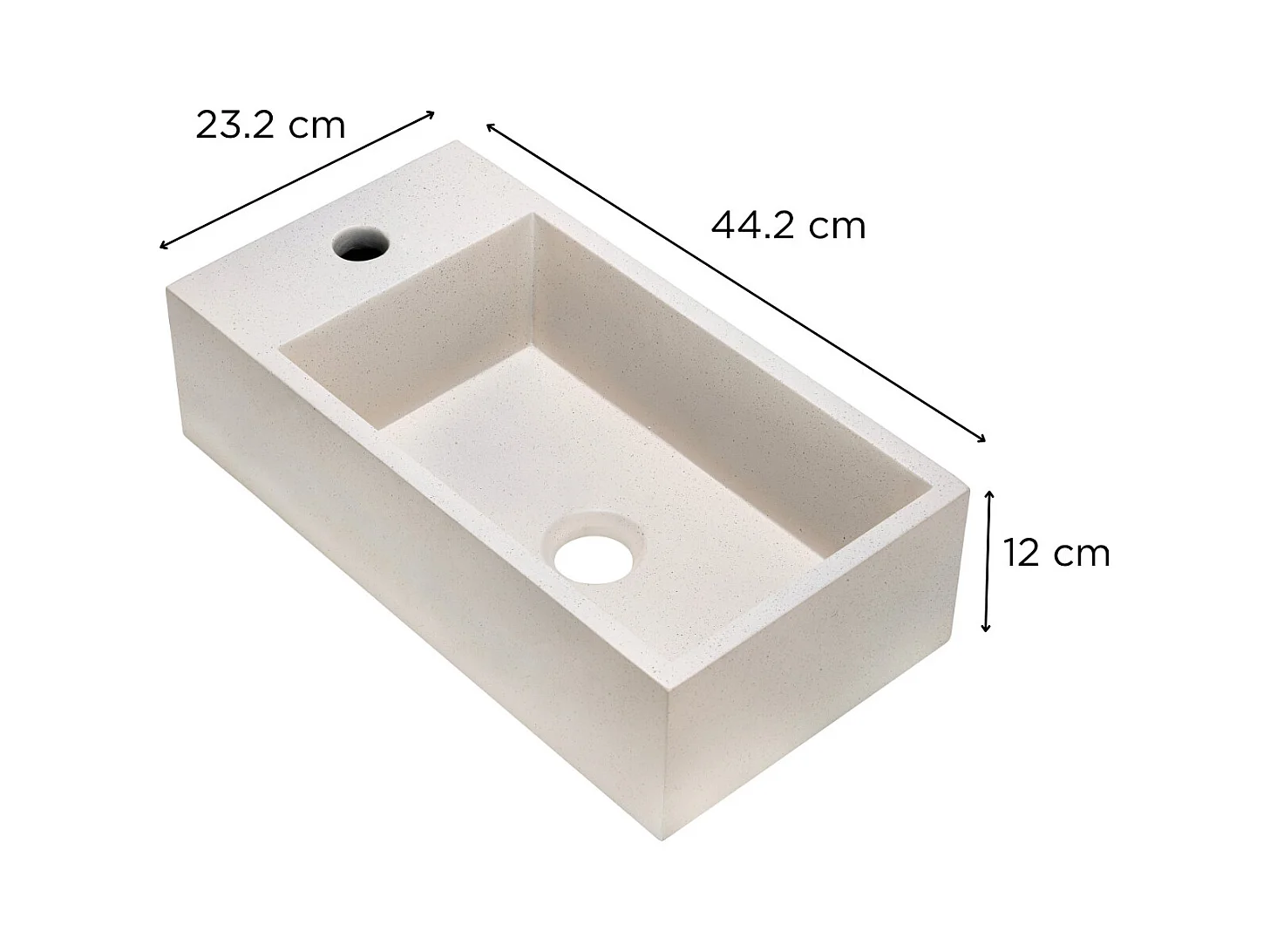 VASQUE LAVE-MAINS ETTY BETON BEIGE