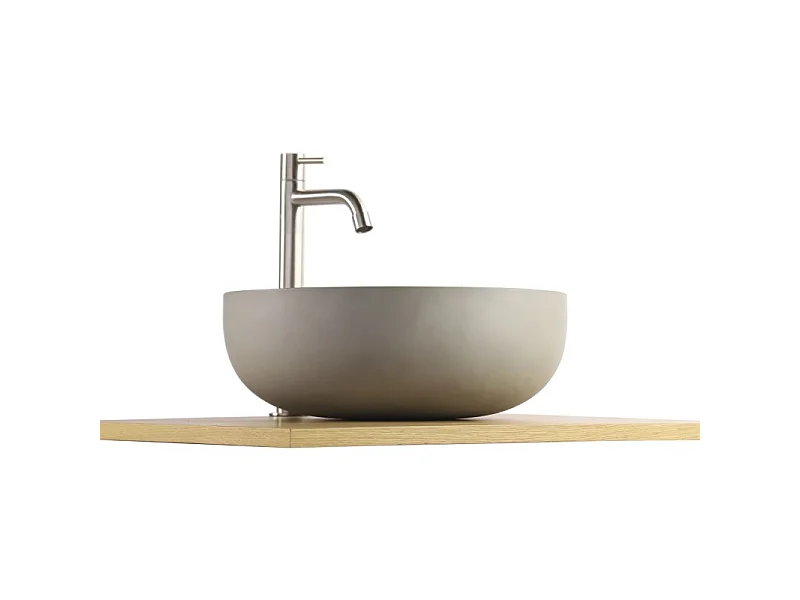 Vasque kult ronde beton gris clair