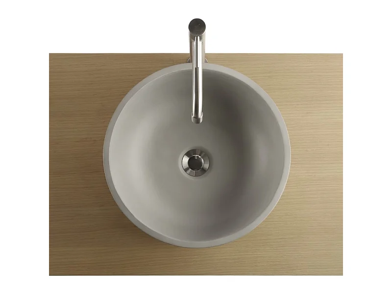 Vasque kult ronde beton gris clair
