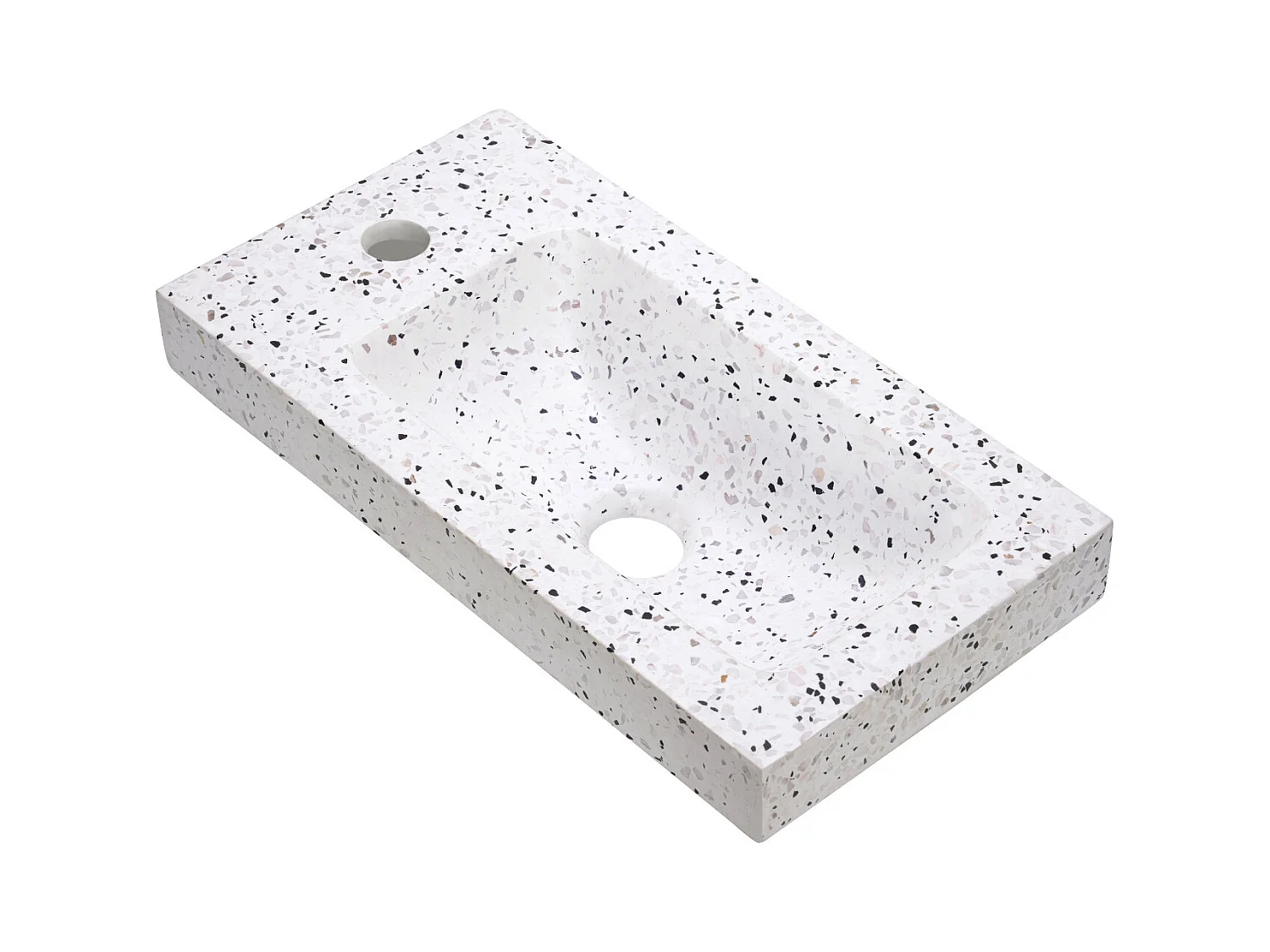 VASQUE LAVE MAINS TERRAZZO L44.2 CM