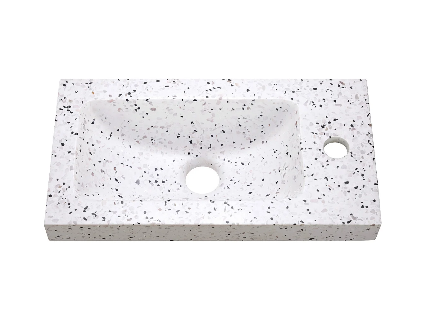 VASQUE LAVE MAINS TERRAZZO L44.2 CM