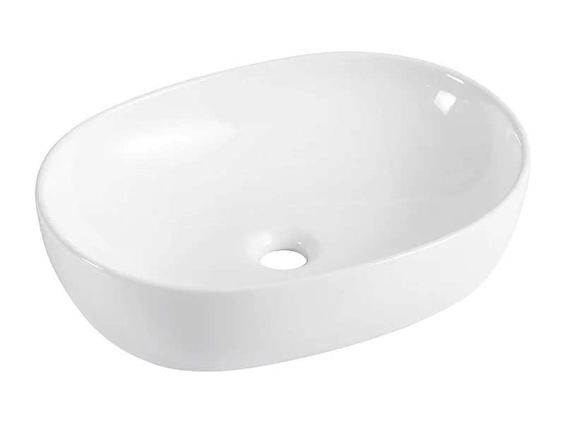 VASQUE PORTO OVALE SANS PLAGE DE ROBINETTERIE