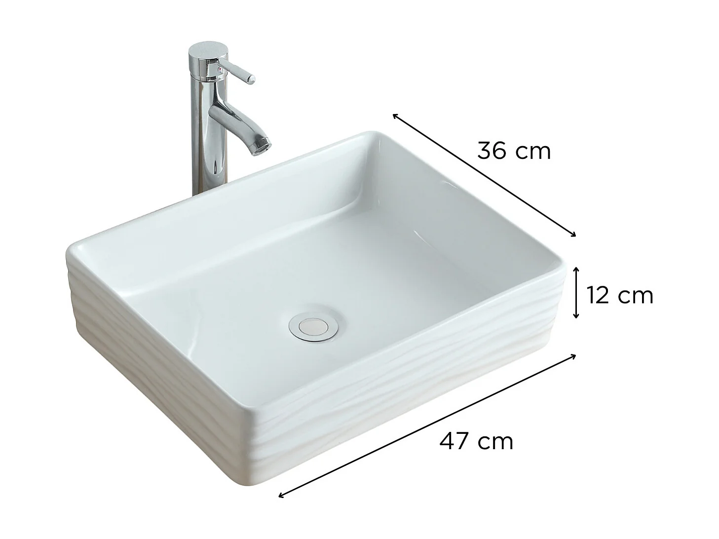 FINE VSQ A POSER RECT BLC STRUCT CERAM