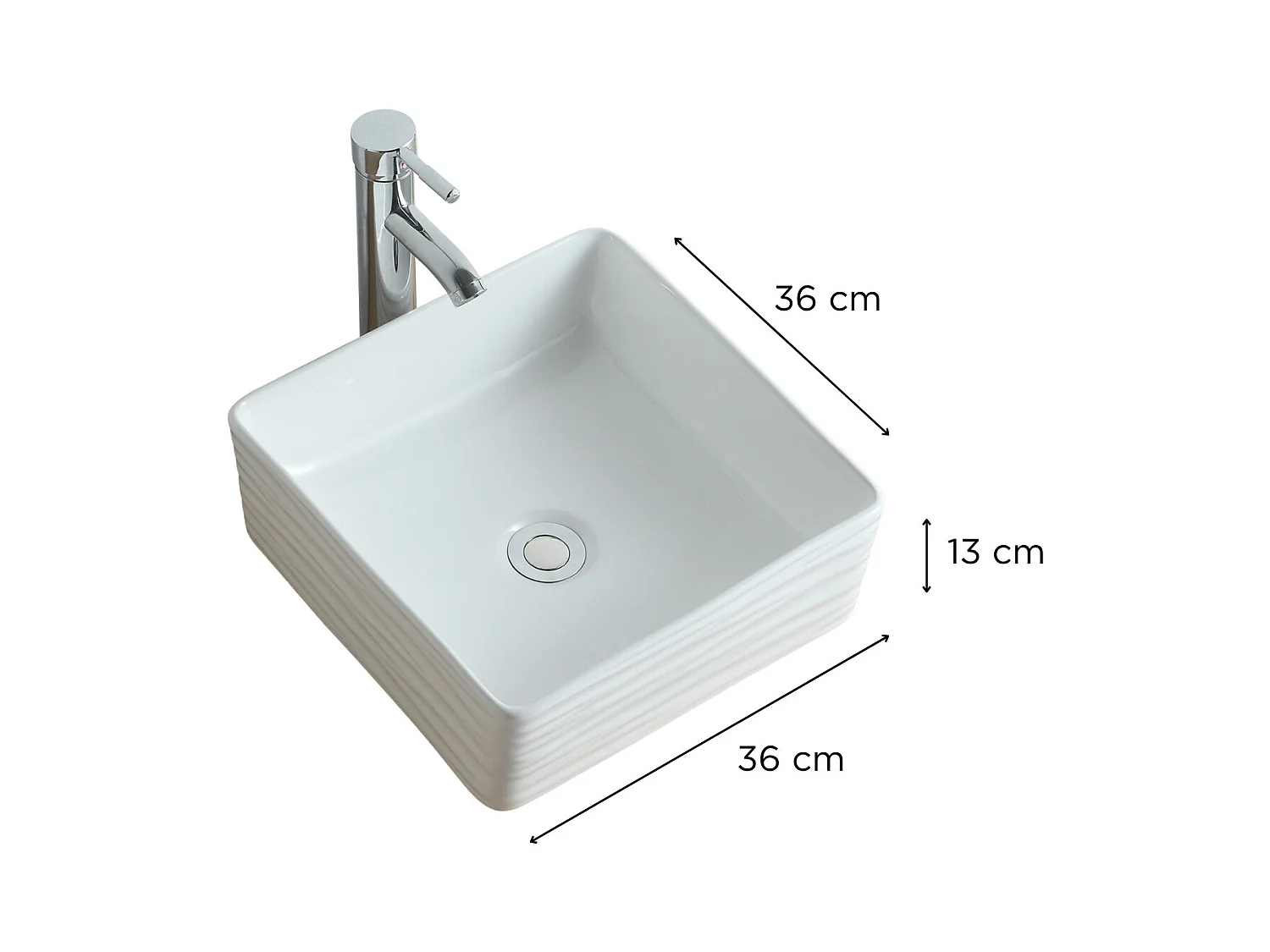 FINE VSQ A POSER CARRE BLC STRUCT CERAM