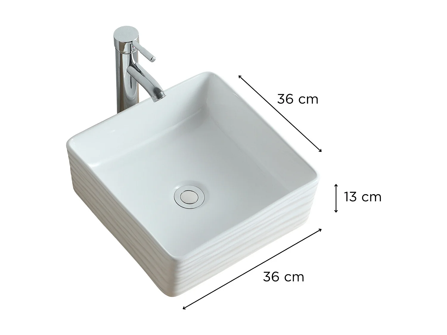 FINE VSQ A POSER CARRE BLC STRUCT CERAM