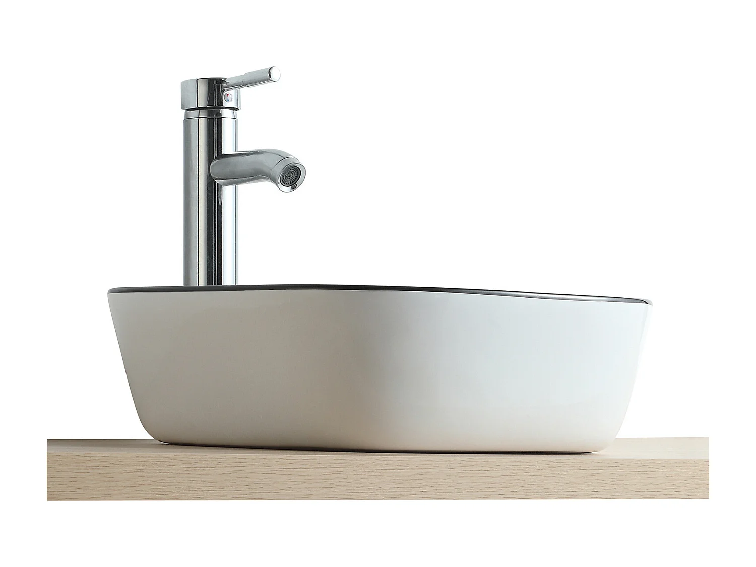 DIEGO VSQ A POSER CARRE BLC/NOIR CERAM