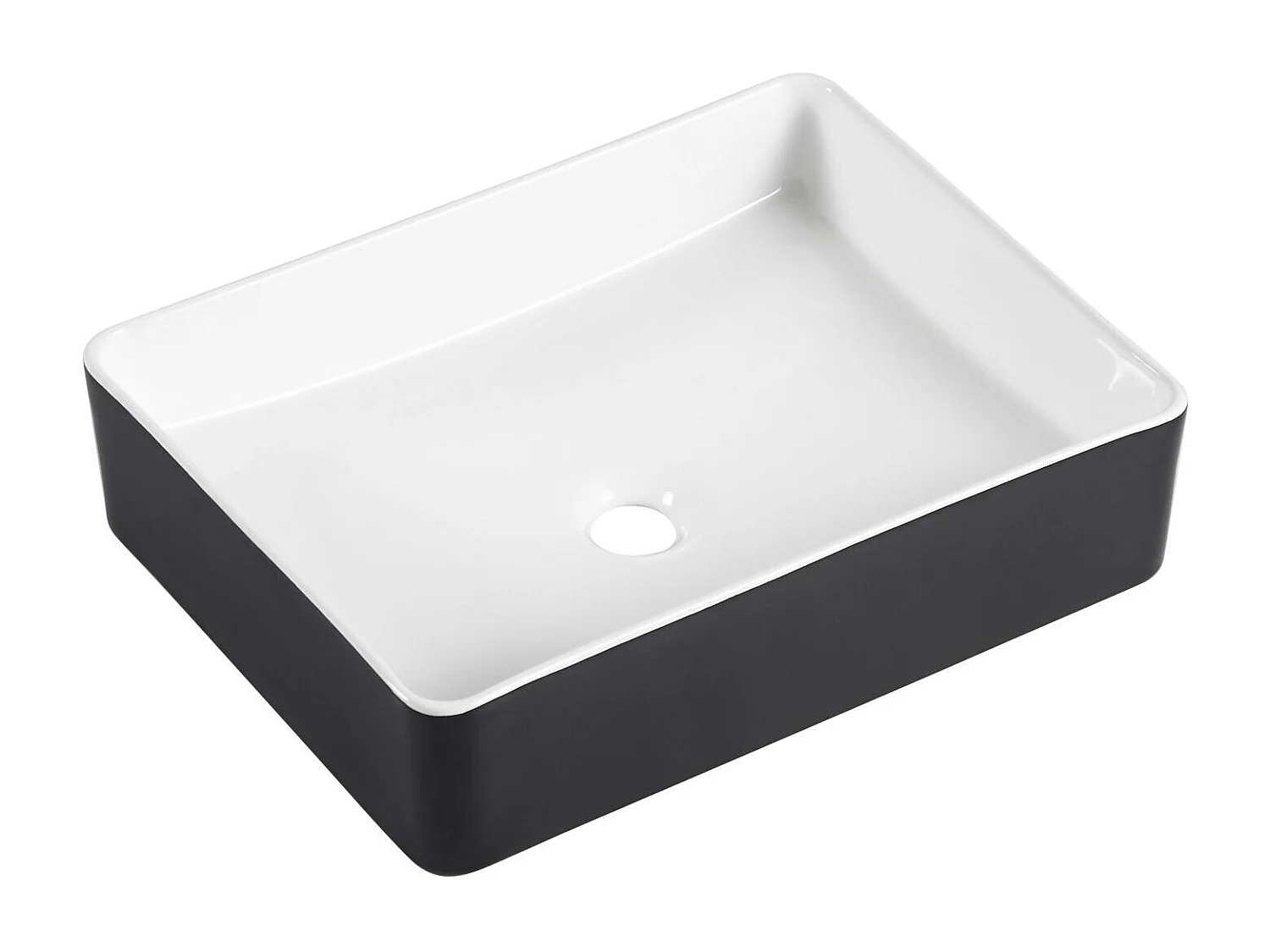 VASQUE ALBI BICOLOR RECTANGULAIRE