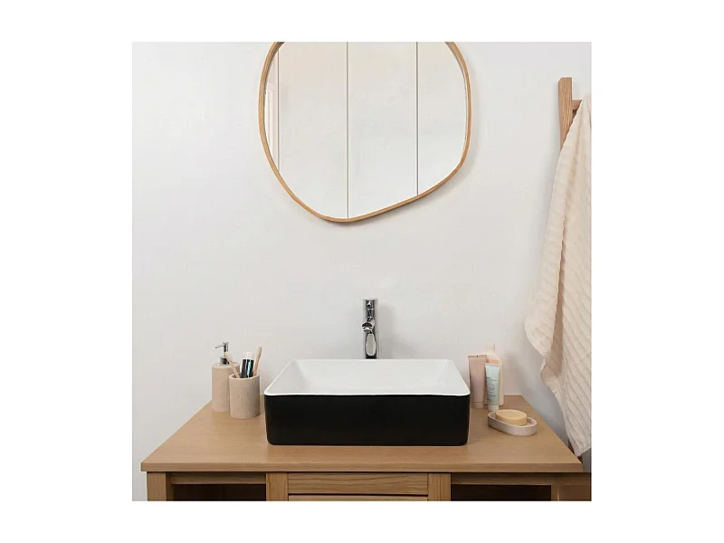 VASQUE ALBI BICOLOR RECTANGULAIRE