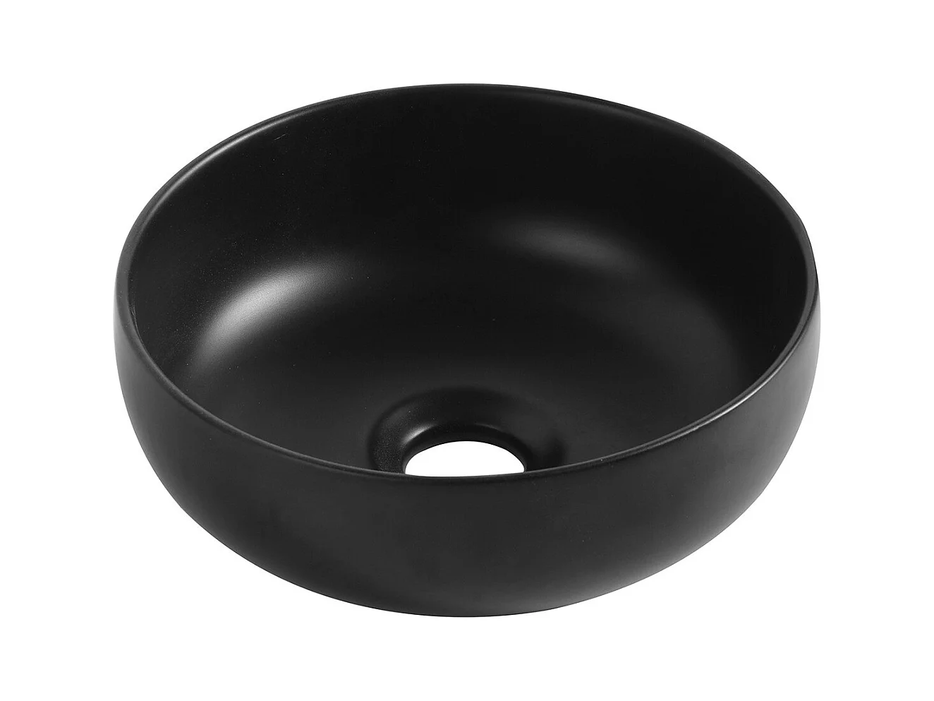 VASQUE LAVE MAINS BOL CERAMIQUE NOIRE