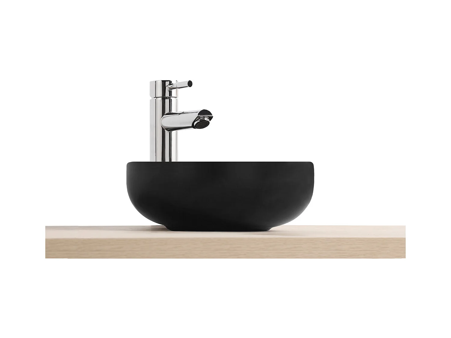 VASQUE LAVE MAINS BOL CERAMIQUE NOIRE