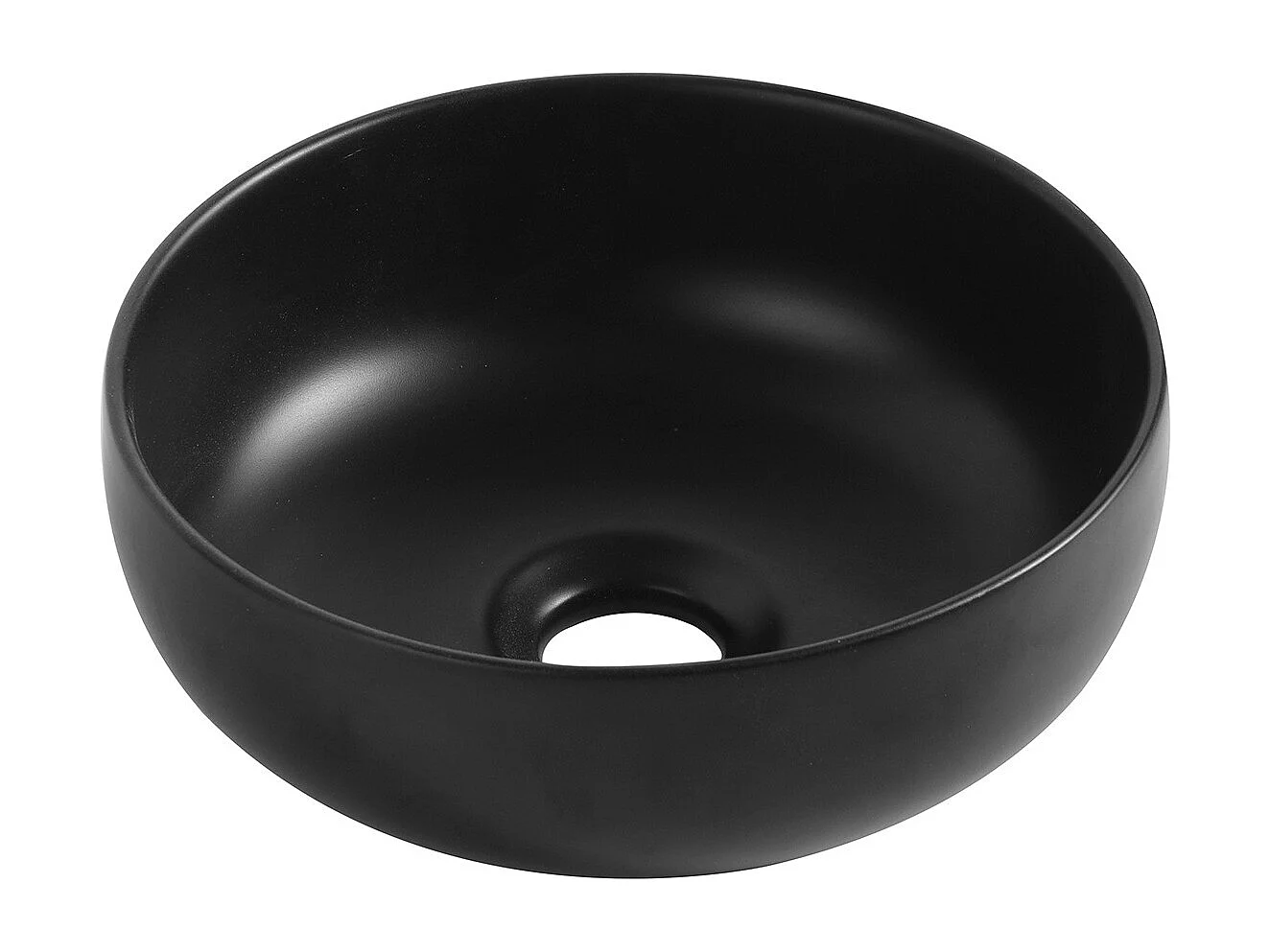 VASQUE LAVE MAINS BOL CERAMIQUE NOIRE