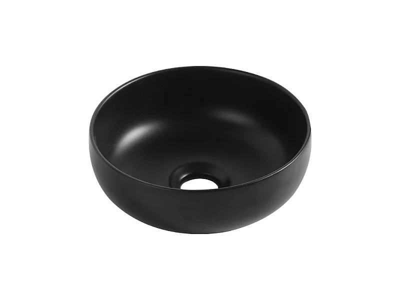 VASQUE LAVE MAINS BOL CERAMIQUE NOIRE