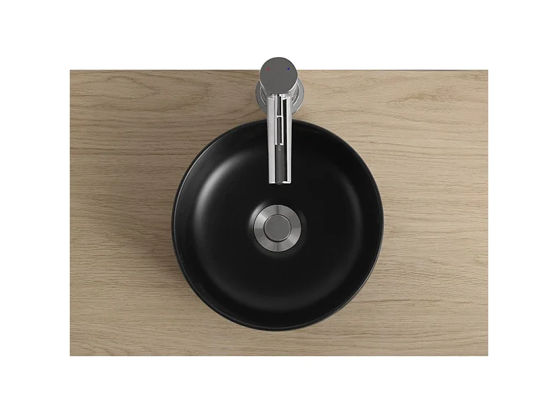 VASQUE LAVE MAINS BOL CERAMIQUE NOIRE