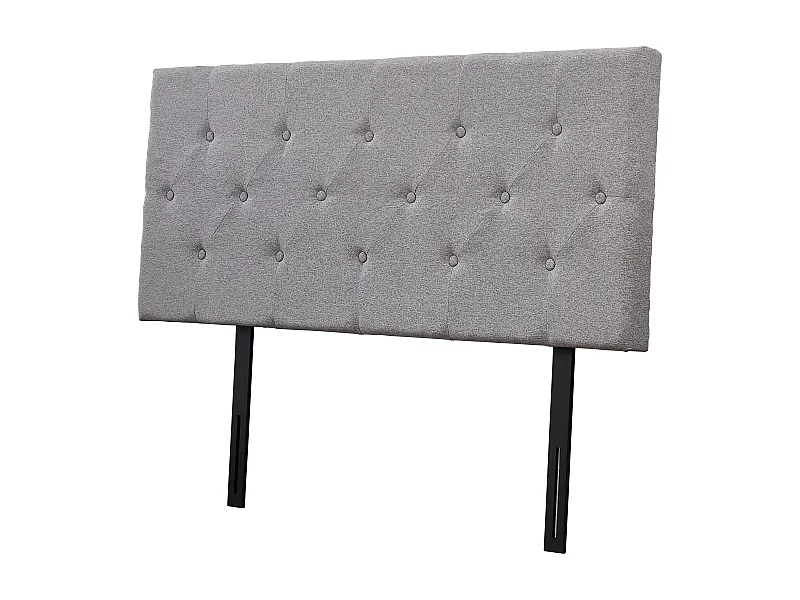 Tête de lit 140x60 cm, Épaisseur 8 cm, gris