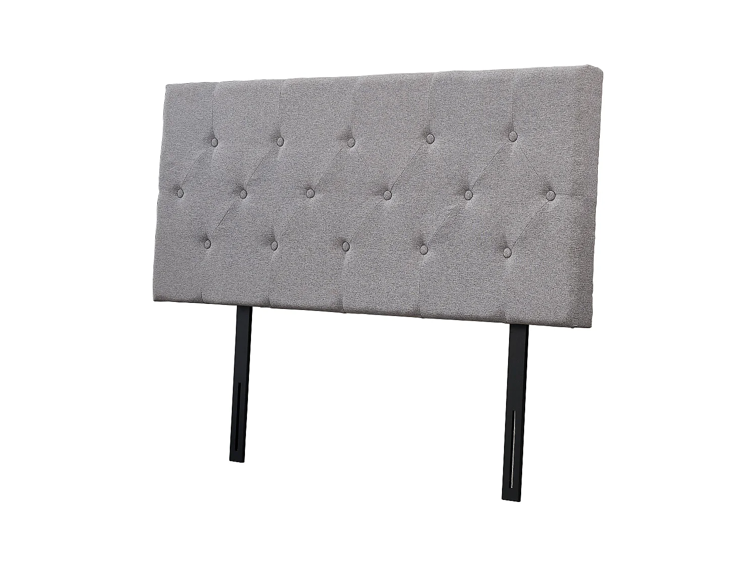 Tête de lit 140x60 cm, Épaisseur 8 cm, gris