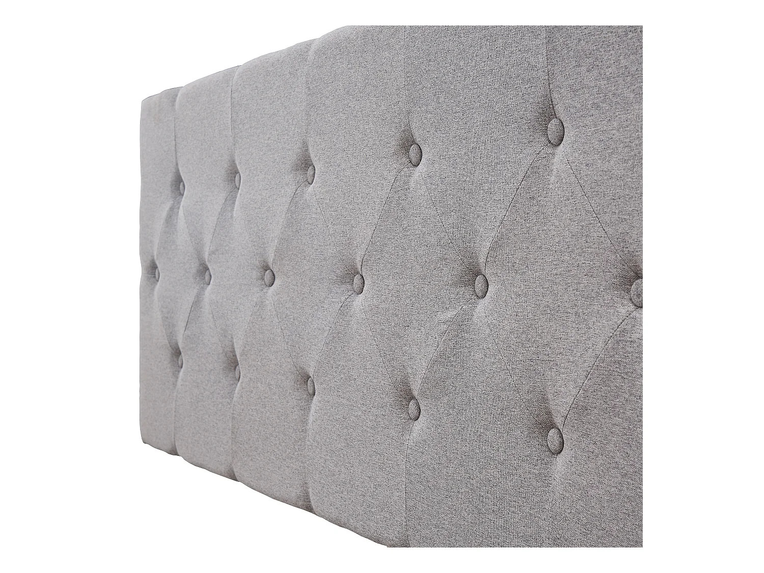 Tête de lit 140x60 cm, Épaisseur 8 cm, gris