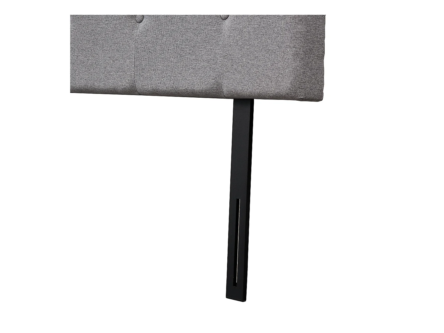 Tête de lit 140x60 cm, Épaisseur 8 cm, gris