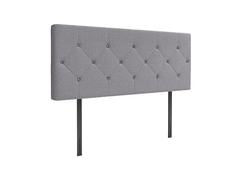 Tête de lit 140x60 cm, Épaisseur 8 cm, gris
