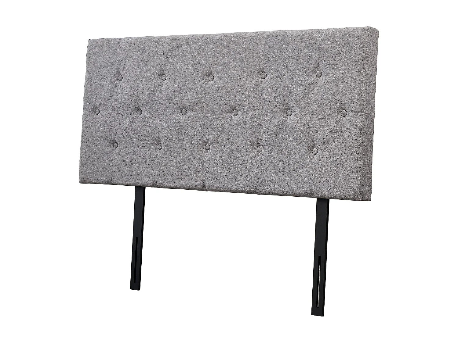 Tête de lit 140x60 cm, Épaisseur 8 cm, gris