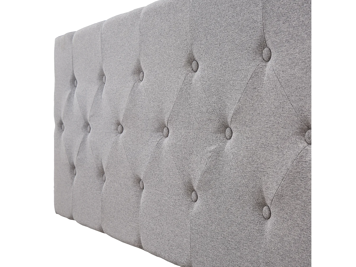 Tête de lit 140x60 cm, Épaisseur 8 cm, gris