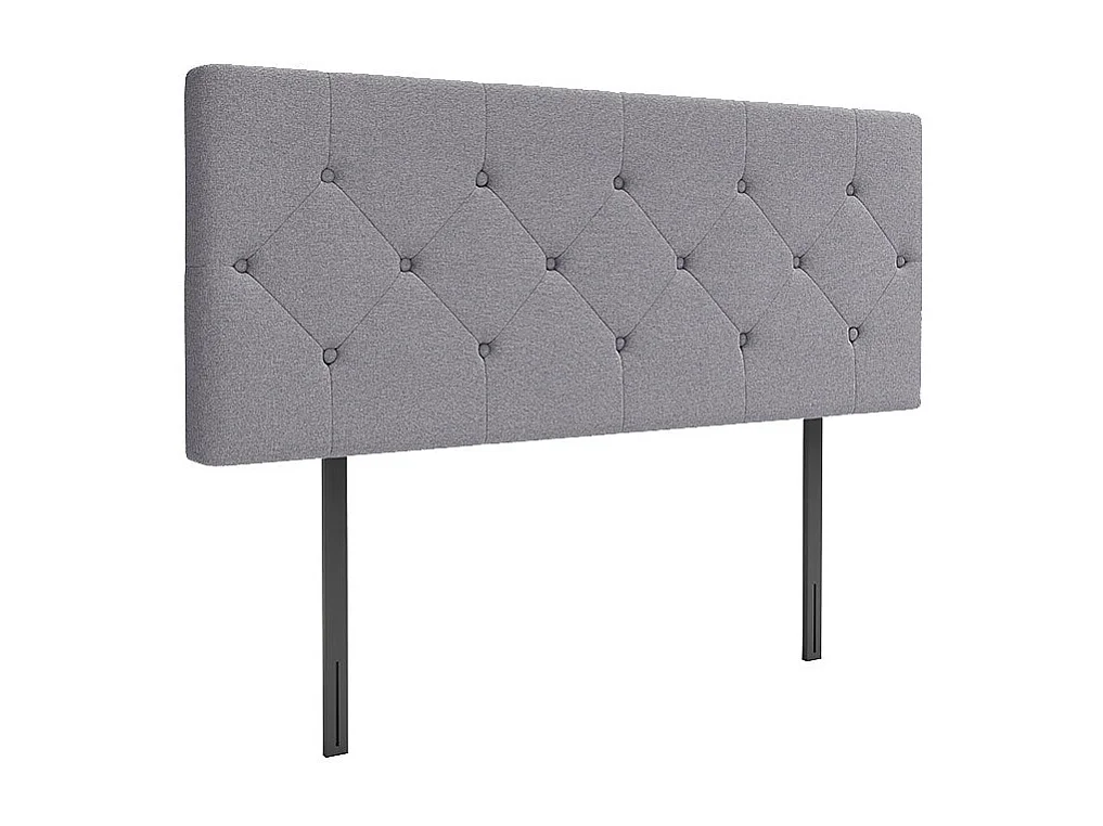 Tête de lit 140x60 cm, Épaisseur 8 cm, gris