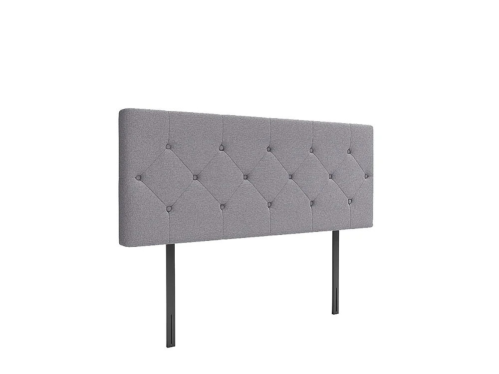 Tête de lit 140x60 cm, Épaisseur 8 cm, gris