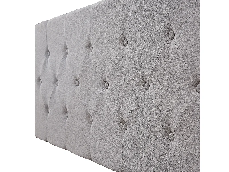 Tête de lit 140x60 cm, Épaisseur 8 cm, gris