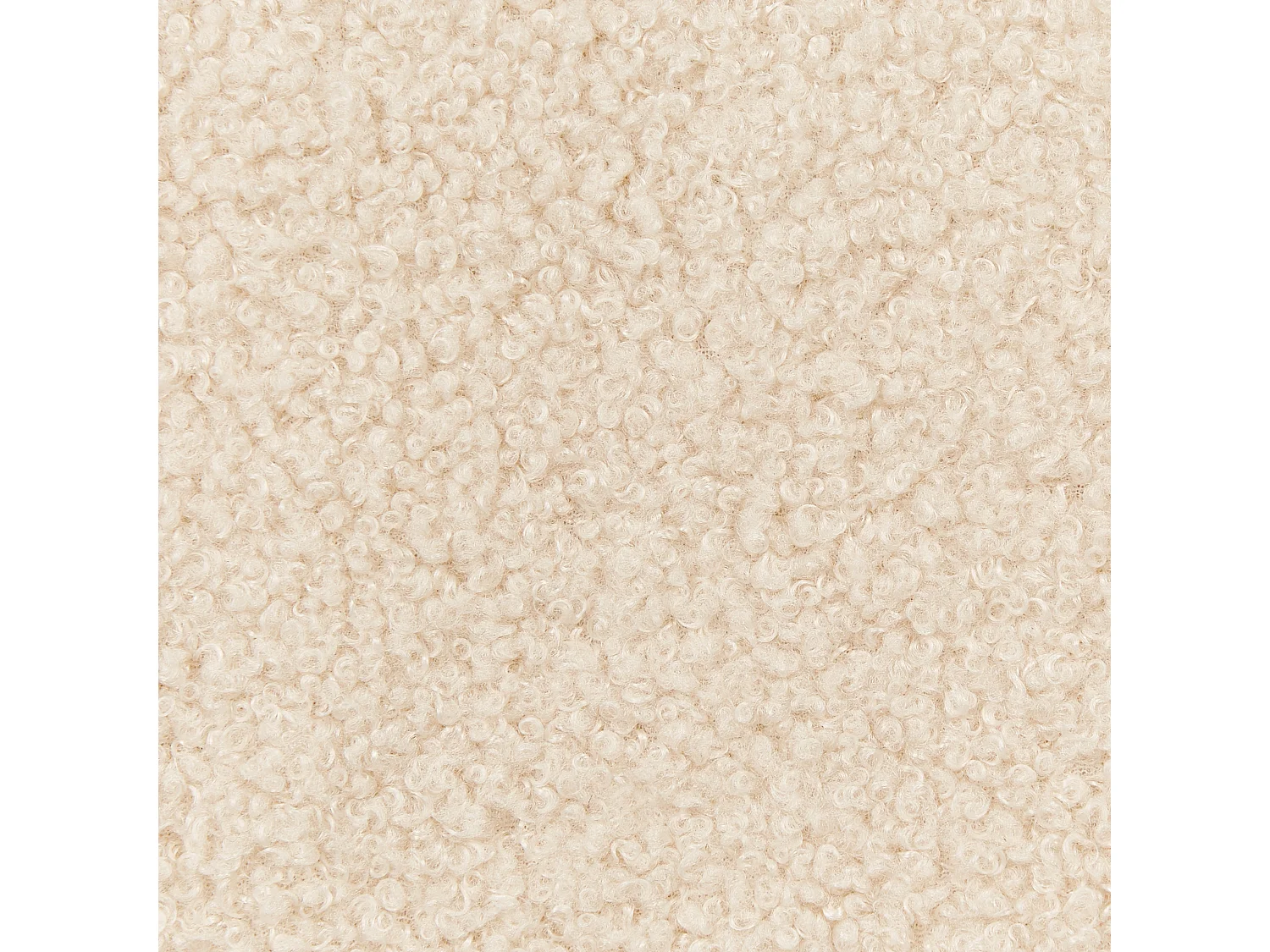 Lot de 2 chaises de salle à manger ALLISON Bouclé Beige clair