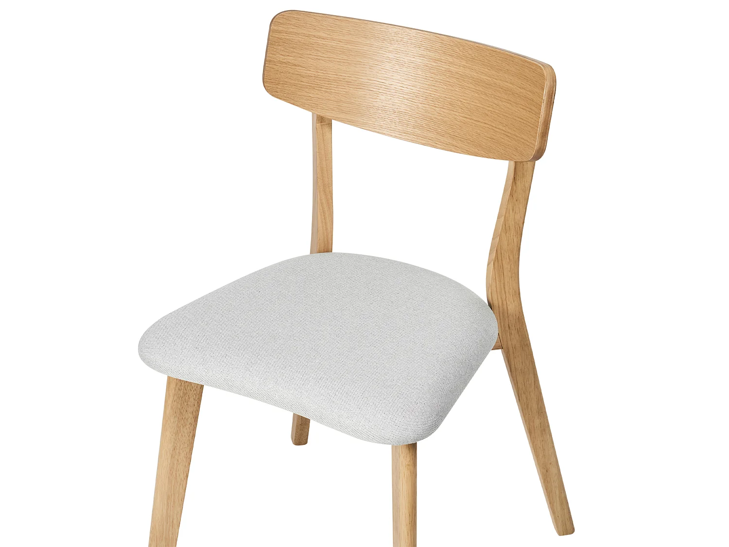 Esszimmerstuhl 2er Set HOPE Holz Hellgrau