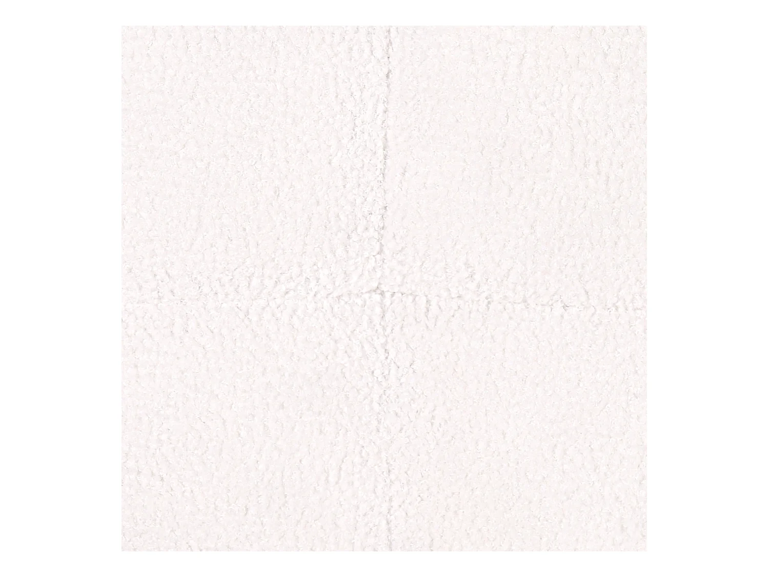 Ottoman ALNES Bouclé Blanc