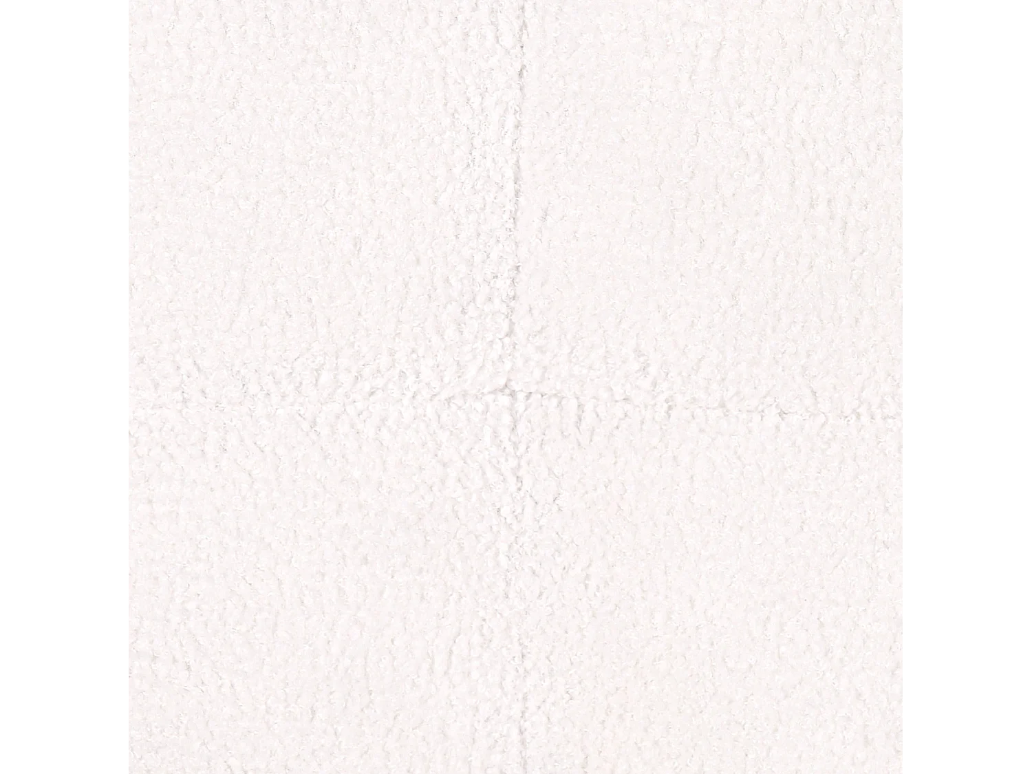 Ottoman ALNES Bouclé Blanc