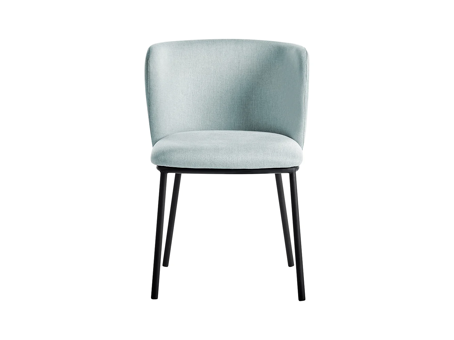 Lot de 2 chaises de salle à manger MINA Bleu clair