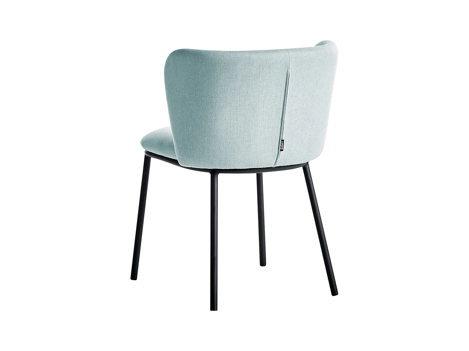 Lot de 2 chaises de salle à manger MINA Bleu clair