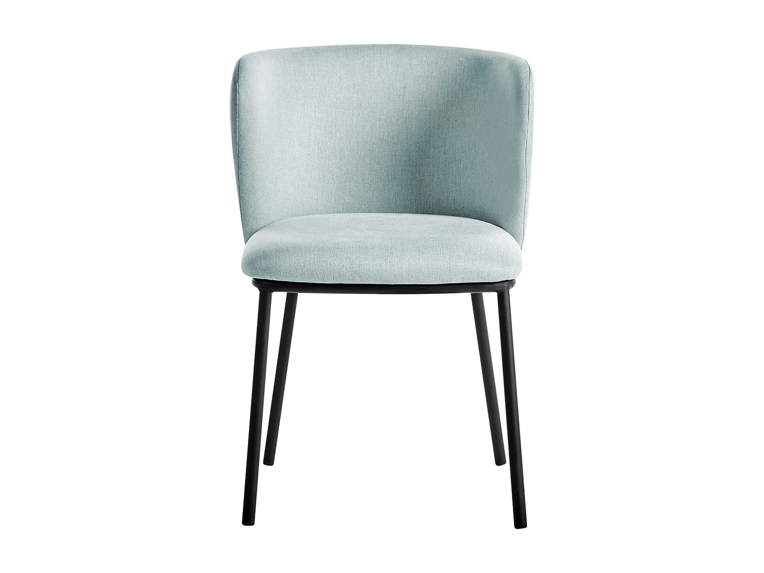 Lot de 2 chaises de salle à manger MINA Bleu clair