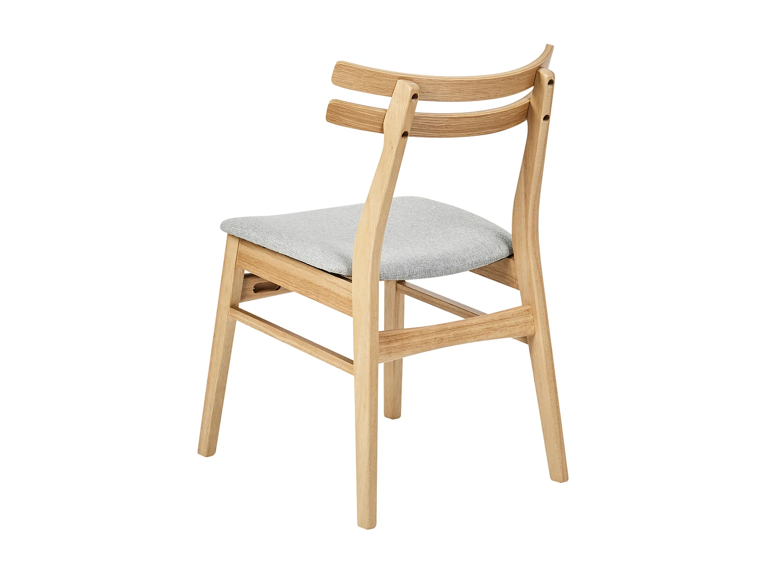 Lot de 2 chaises de salle à manger CYNTHIANA Bois Gris clair