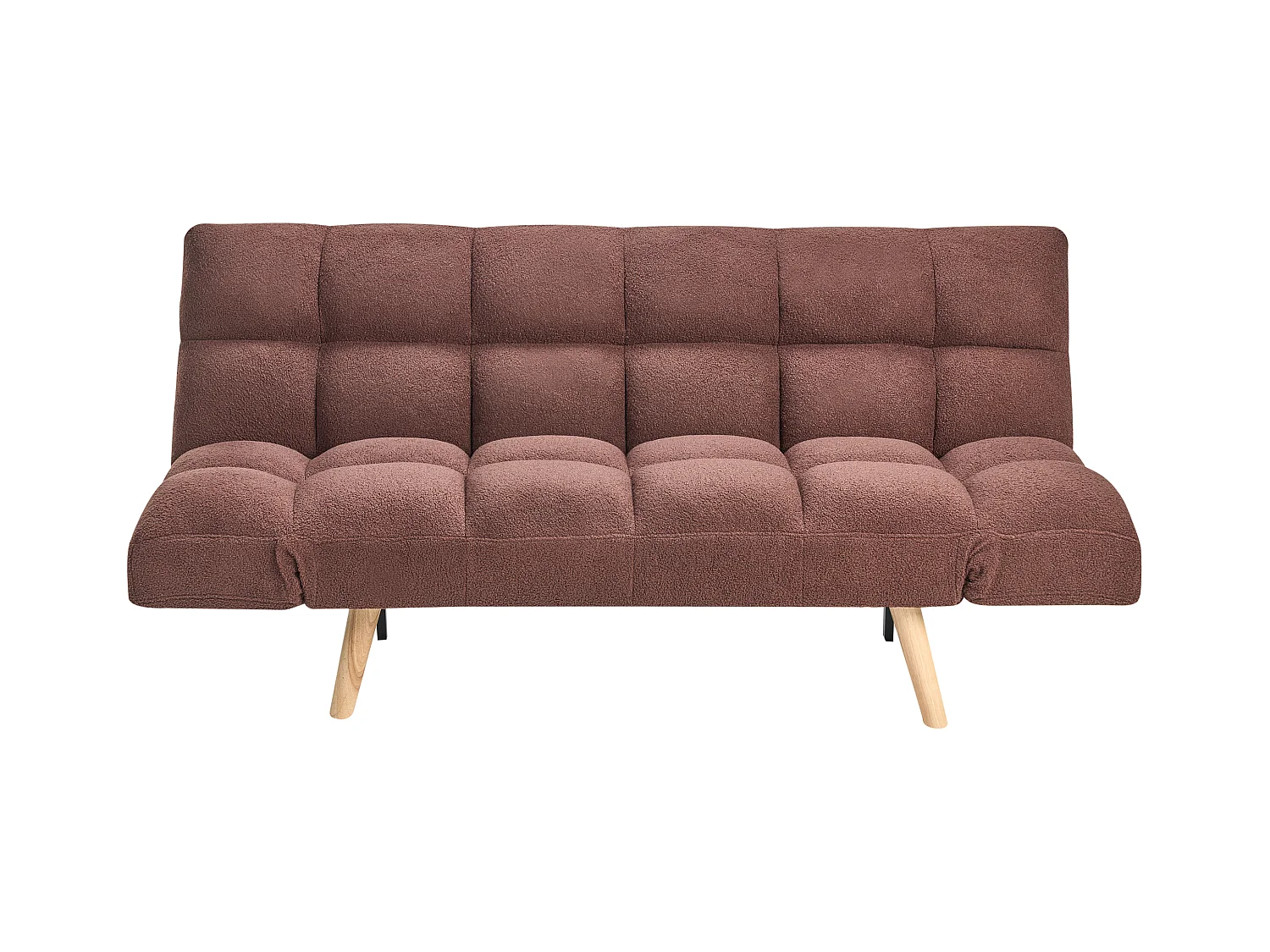 Sofá cama INGARO Bouclé Marrón 2 plazas